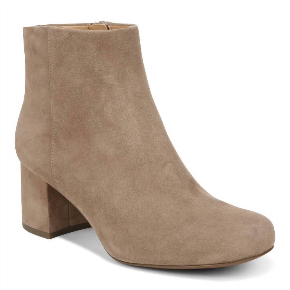 NEW VIONIC women's sibley boots in taupe suede